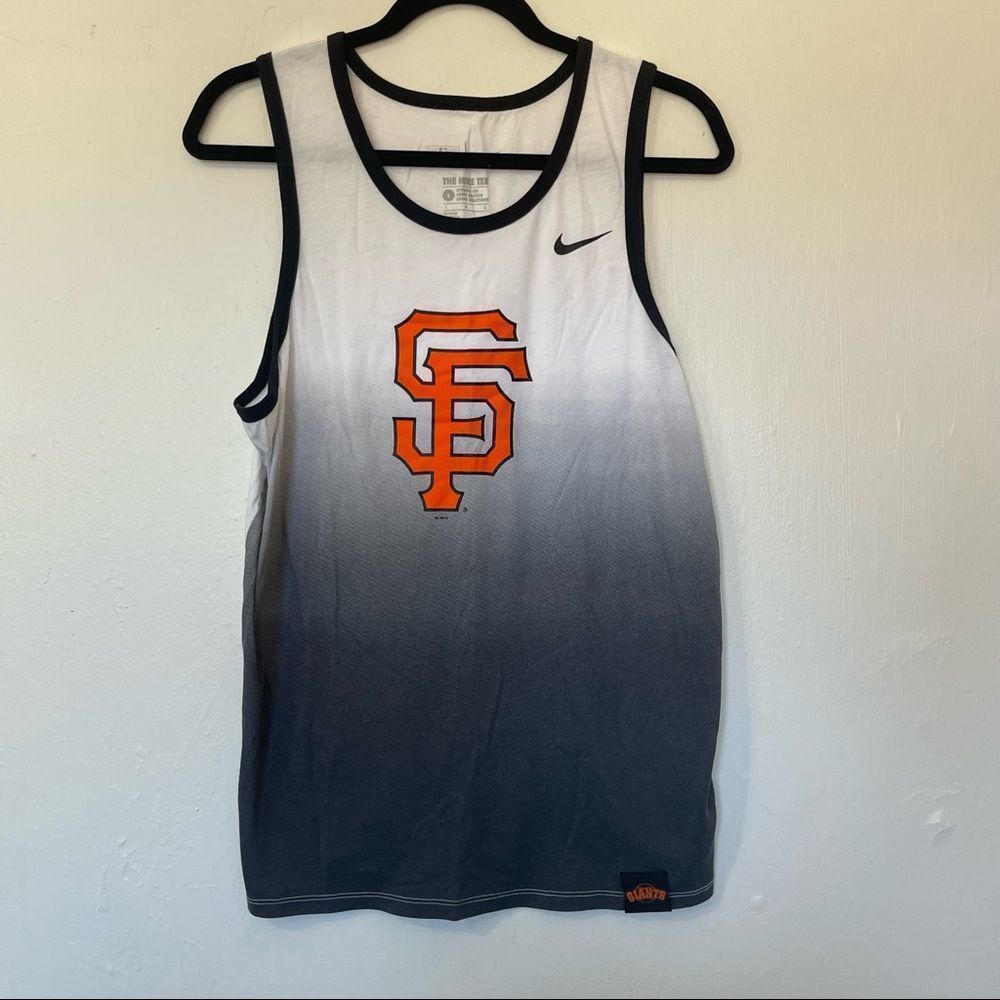 Nike MLB San Francisco Giants SF Genuine Merchandise The Nike Tee Bro Tank Top